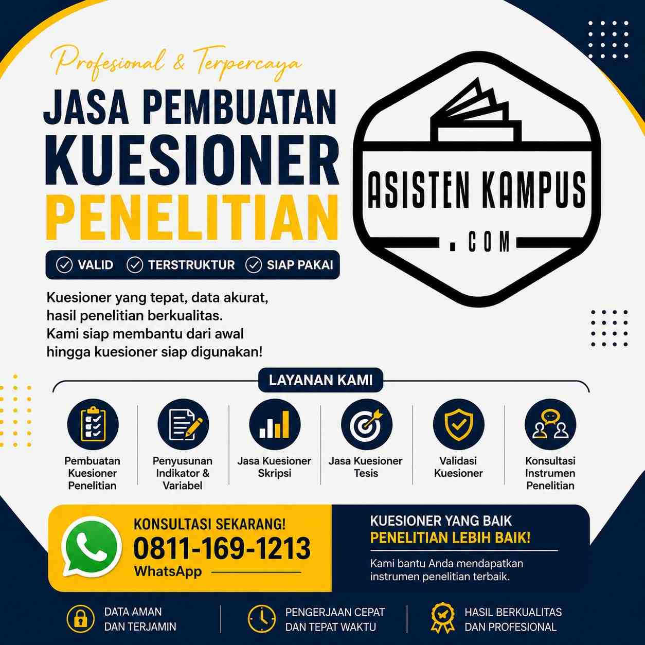 Jasa Pembuatan Kuesioner Penelitian